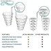 Nose Vents - Snore Stopper Nose Vents - Stop Snoring Nasal Vents - Anti Snoring Devices - Snoring Solution - Anti Snoring Nasal Dilator - Reusable Nose Plugs - Anti Snoring aids