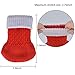 Chair Leg Socks, Outgeek 24 Pack Knitted Furniture Feet Socks Chair Leg Floor Protectors (Red)
