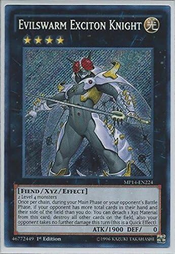 Amazon 遊戯王 英語版 Mp14 En224 Evilswarm Exciton Knight 励輝士 ヴェルズビュート シークレットレア 1st Edition トレカ 通販 Amazon 遊戯王 英語版 Mp14 En224 Evilswarm Exciton Knight 励輝士 ヴェルズビュート シークレットレア 1st Edition トレカ 通販