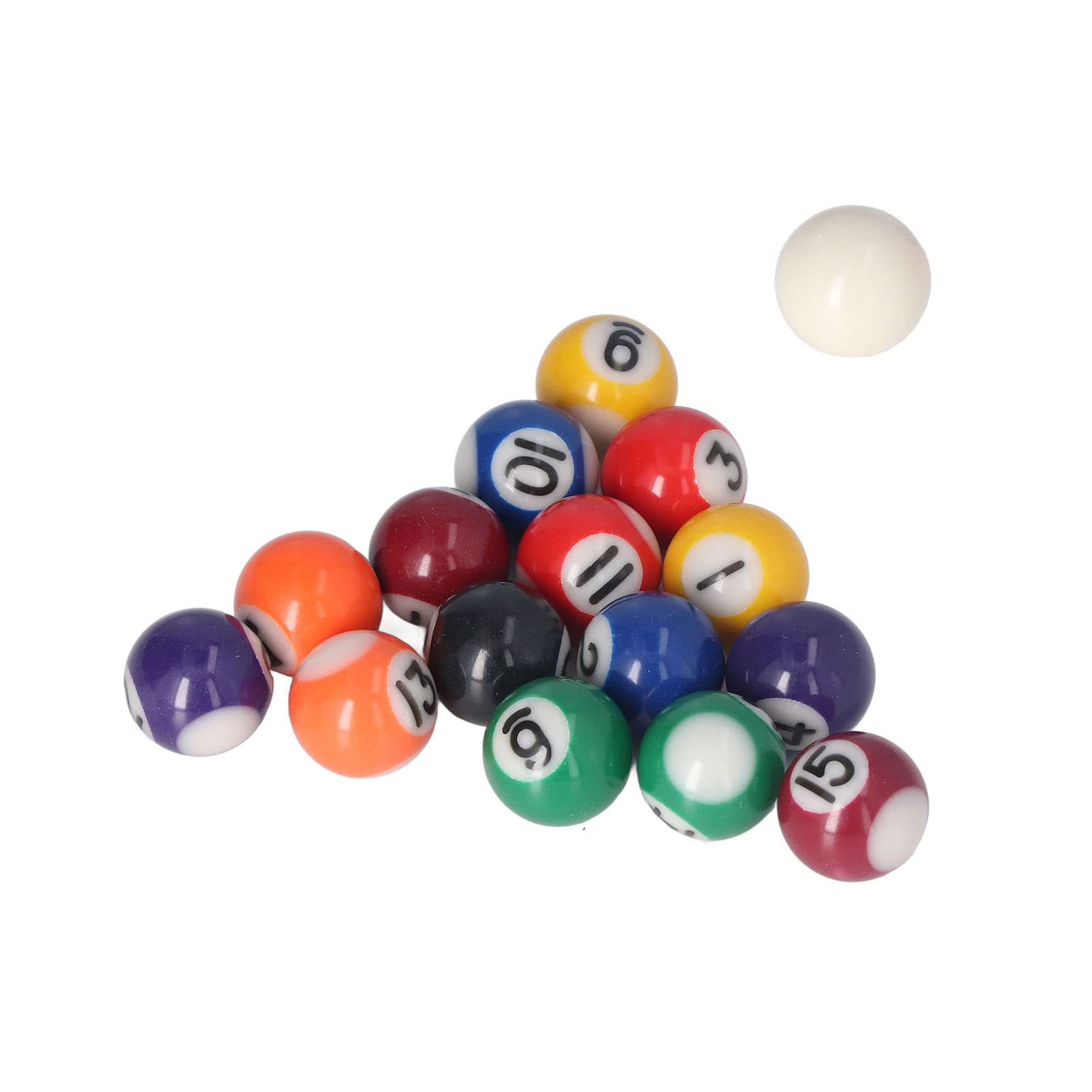 Naroote Aramith Pool Balls, Billiard Balls, 16 Balls Professional Resin Ergonomic Pro Cup Pool Balls Aramith Pro Cup Pool Balls for Mini Pool Tables
