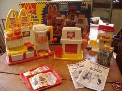 mcdonald's hamburger snack maker toy