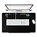 YuanKanJu Desk Pads Protecter, OLAGO Leather Smooth Desk Mat Blotters Organizer with Fixation Lip and Comfortable Writing Surface for Desktops and Laptops,Office and Home, 27.5