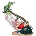 Kurt S. Adler Kurt Adler 10-Inch Fabriché Beach Santa on Hammock Under Palm Tree