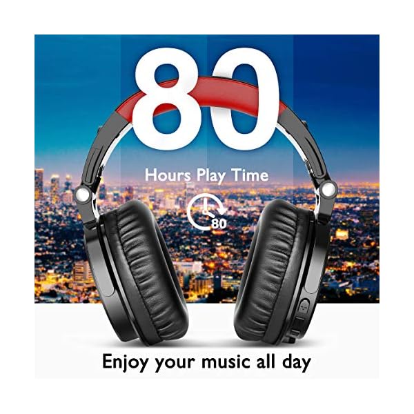 OneOdio-Bluetooth-Headphones-Over-Ear-Wireless-Bass-Boosted-Stereo-Hi-Fi-Sound-80-Hrs-Playtime-with-Studio-Music-Level-Sound-Quality-50mm-Neodymium-Speaker-Foldable-Headphone-with-Mic OneOdio Bluetooth Headphones Over Ear Wireless Bass Boosted Stereo Hi-Fi Sound 80 Hrs Playtime with Studio Music Level…