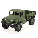 Goolsky Heng Long 3853A 1/16 2.4G 4WD Off-Road RC Military Truck Rock Crawler Army Car (Green)