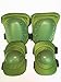 Bargain Crusader Military Tactical Knee Pad Elbow Pad Set Airsoft Knee Elbow Protective Pads Combat Paintball Skate Outdoor Sports Safety Guard Gear (Military Green)