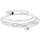 16FT Extension Cable for Govee Permanent Outdoor Lights 2/Elite 3-Pin | IP68 Waterproof Driver Module Signal Booster Extension Cord Compatible with Govee H705D H705E H705F H805A H805B H805C