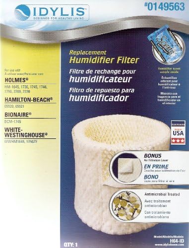 Idylis Holmes/Hamilton-Beach/Bionaire/White-Westinghouse Replacement Humidifier Filter