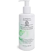 Florencia Botanical Marine Gentle Cleanser - Non-Foaming, Hydrating, Oil-Free Face Wash for Dry to Normal Skin - With Marine Algae & Organic Botanicals - Sensitive Skin, 6 oz