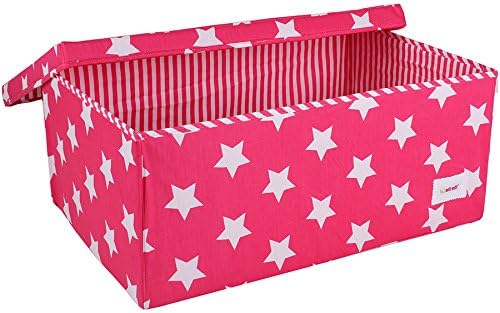 Minene Caja de Tela Estrellas Fucsia: Amazon.es: Hogar