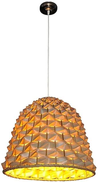 ZAQXSW La luz de la lámpara de Techo de bambú Retro Accesorios de