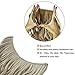 EMERLY Secret Halo Hair Extensions 20inch One Piece Highlight Invisible Crown Headband Hairpieces Hidden Elastic Miracle Fish Wire Synthetic Wavy Ombre Hair Extensions