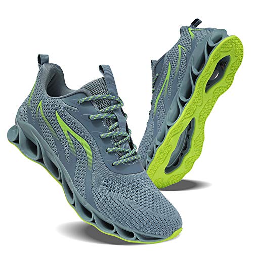 MOSHA BELLE Mens Athletic Walking Shoes Lightweight Tennis Slip On