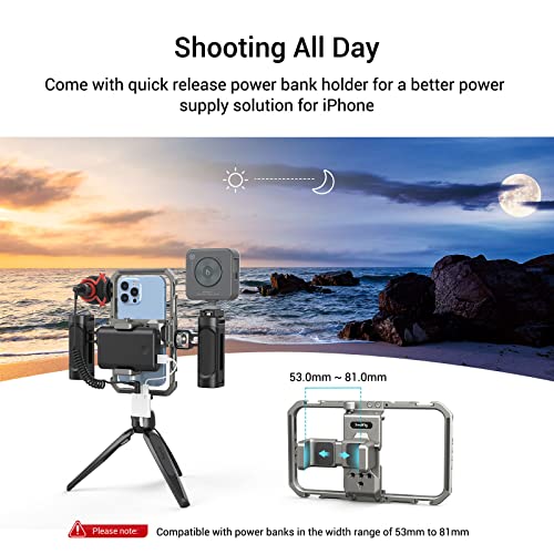 SmallRig Universal Smartphone Video Rig Kit for iPhone, All in One