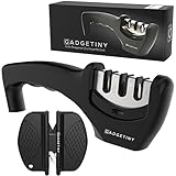 Kitchen Knife Sharpener, Best Knife Sharpening Kit for Steak Kitchen Knives | Keep your Knife Sharp with Chefs Knife Sharpener by Gadgetiny