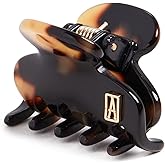 Alexandre de Paris Women's Small Jaw Clip, Tokyo Tortoise, Tan, Print, One Size