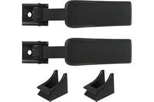 HONFQP Hood Latch with Catch Bracket 2PCS Compatible with Kenworth T680 2013-2021 Accessories Parts Replaces HLK2201 L56-6027 HLK2202 L56-1035