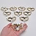 10PCS Mini Masquerade Masks Party Decoration Supper Small Silver Plaing Mardi Gras Halloween Decor Novelty Gifts (silver)