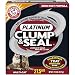 ARM & HAMMER Clump & Seal Platinum Clumping Cat Litter, 27.5lb