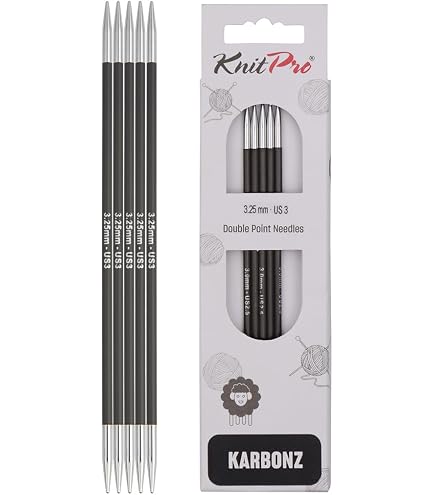 Amazon.com: Knitter's Pride 7/4.5mm Karbonz Double Pointed Needles, 8