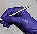 SKINTX CB2-50010-M-BX Nitrile Medical Grade Examination Glove, 3 mil - 4 mil, Powder-Free, Latex-Free, Finger Textured, 200/bx Eco-Friendly Packaging, Cool Blue (Pack of 200)