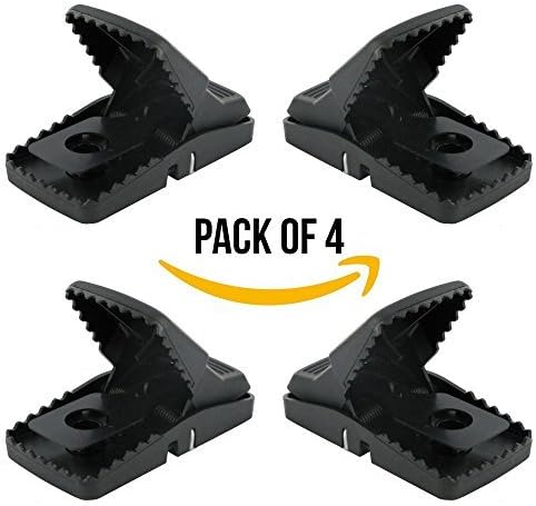 Pest Destruct Smart Mouse Trap [4-Pack] Humane Quick Kill Rodent Trap! No Glue or Mess, Safe and Easy to Use Mouse Trap