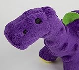 goDog Just For Me Bruto with Chew Guard Technology Plush Dog Toy, Purple