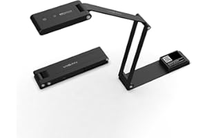 VIISAN VS5 Document Camera for Teachers, USB Visualizer A3-Size, 2K Webcam with Microphone, LED Lights, AF Lens, Multi-Jointed Design, for Remote Teaching & Live Streaming-Windows, macOS, ChromeOS