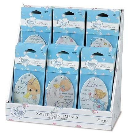 Precious Moments Set of 6 Different Air Fresheners Sweet Scentiments