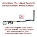 OmniRepairs Home Button Flex Cable Replacement with Rubber Gasket Compatible for iPad 5 (5th Generation) and iPad 6 (6th Generation) Models (A1822, A1823, A1893, A1954) with Repair Toolkit (Silver)