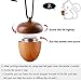 Maromalife Car Diffuser, Car Diffuser Vent Clip, Wooden Hanging Car Diffuser (Wooden Acorn with oil)