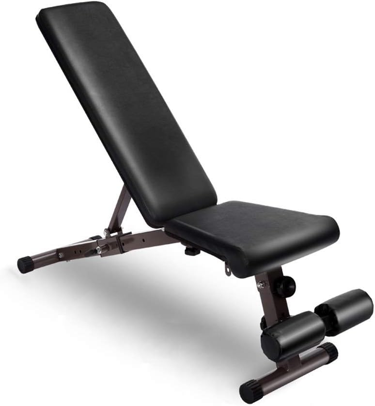 HSBAIS Compact Weight Bench Adjustable Seat Fitness Bench Design Nonslip Exercise Bench Flat
