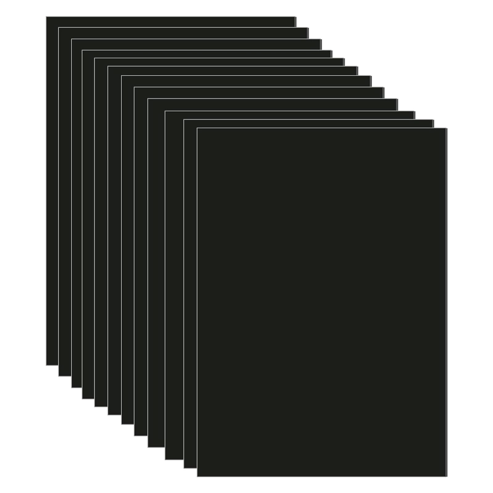 Briartw 30 Sheets Rubber Magnetic Sheets Set,8.86x5.9"0.8mm Thick Double Sided Magnetic Sheets Flexible Rubber Sheets for Metal Dies Storage and Organize Scrapbooking Tool Craft Supplies