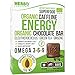 Caffeine Theanine Organic Energy Booster in Dark Chocolate by Herbo Superfood - Pre Workout Supplement for Focus, Power & Concentration - Ginseng, Eleutherococcus & Flax Seeds - Omega-3, Gluten Free