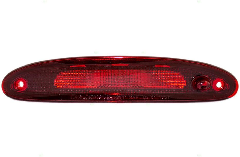 Amazon Com Third 3rd Brake Light Lamp Chmsl Center High Mount Stop Light Lens Rear Replacement For Chrysler Town Country Dodge Caravan Van 4857214ab Automotive