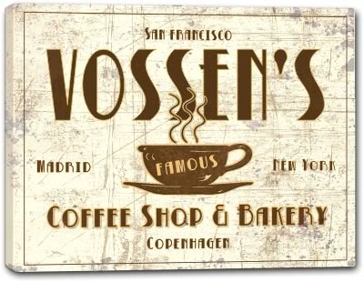 VOSSEN'S Coffee Shop & Bakery Canvas Print 24