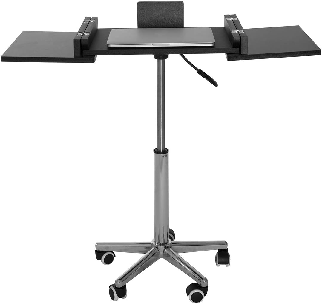 Techni Mobili SIB006-GPH06, Foldable Table Laptop Cart: Furniture & Decor