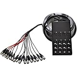 Seismic Audio SACB-12x4x50 12-Channel XLR Low Profile Circuit Board Snake Cable, 50-Feet