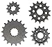 JT Sprockets JTF704.15 15T Steel Front Sprocket , black