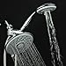 Hotel Spa 1831 30-Setting Ultra-Luxury 3 way Rainfall Shower-Head/Handheld Shower Combo by Top Brand Manufacturer. Choose from 30 full and combined water flow patterns! , 6 Inch , Chrome