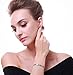 Mondaynoon Austrian Luxury Crystal Tennis Bracelet for Women, 7.67