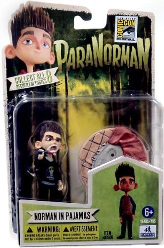 ParaNorman SDCC Comic Con Exclusive 4 Inch Figurine Norman In Pajamas by PARANORMAN