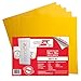 (5 Sheets) Oracal 651 Golden Yellow Adhesive Craft Vinyl for Cricut, Silhouette, Cameo, Craft Cutters, Printers, and Decals - 12
