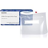 Amazon Brand - Solimo Slider Gallon Food Storage Bags, 90 Count