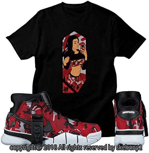 Custom T Shirt Matching Style of Nike Kobe 1 PROTRO Undftd PE LA NKO 1-4-1