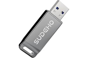 SUDEHO 16GB Portable Data Storage Stick, USB Flash Drive, Black
