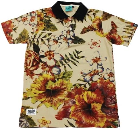 Deathsent flower floral sumer hiphop party street wear Polo Shirt DS-POLO12 size S