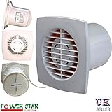 Calidad pared baño extractor de cocina estándar 100mm ventilador con el