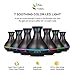 NEWKBO 400ml Humidifier Essential Oil Diffuser Wood Grain,7 Color Changing LED Mood Light for Home Yoga Spa Office Bedroom Baby Room