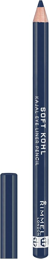Rimmel Soft Kohl Kajal Eyeliner Pencil Denim Blue 1.2g Long-Lasting